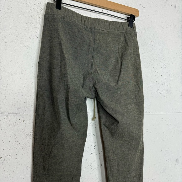 Prairie Underground Linen Like Jogger Sweatpants Tan Green Pants - Picture 8 of 9